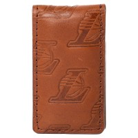 Los Angeles Lakers Lusso Sammy Magnetic Money Clip - Brown
