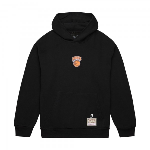 Unisex New York Knicks Black SUGA x NBA by Mitchell & Ness Capsule Collection Glitch Pullover Hoodie