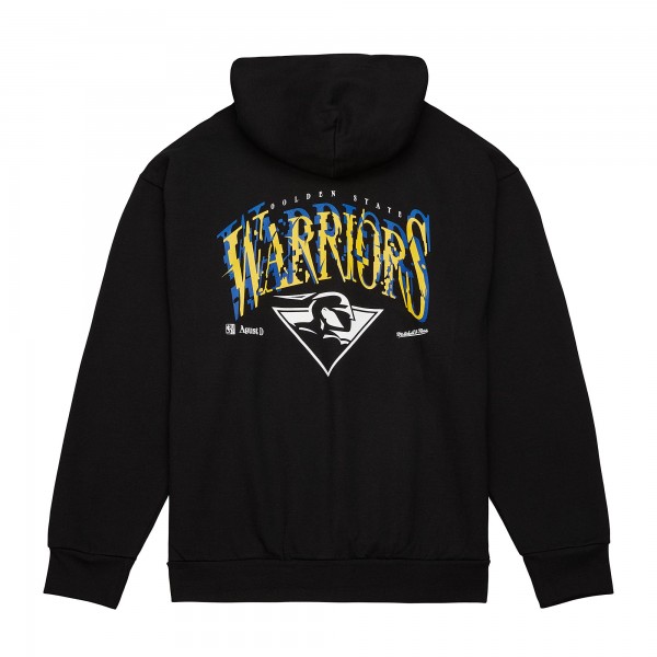 Толстовка Unisex Golden State Warriors Black SUGA x NBA by Mitchell & Ness Capsule Collection Glitch