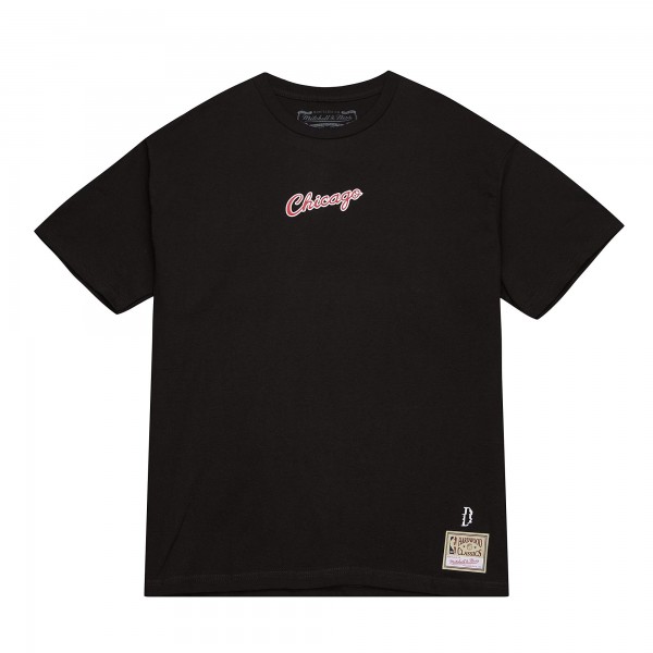 Футболка Unisex Chicago Bulls Black SUGA x NBA by Mitchell & Ness Capsule Collection Glitch