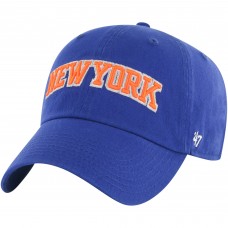 Бейсболка New York Knicks 47 Blue Core Wordmark Clean Up