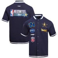 Рубашка на кнопках Pro Standard Unisex 2024 NBA All-Star Game Warm-Up - Navy