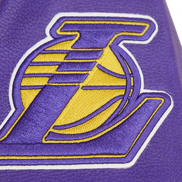 Кофта на молнии Los Angeles Lakers Pro Standard Retro Classic Varsity - Cream