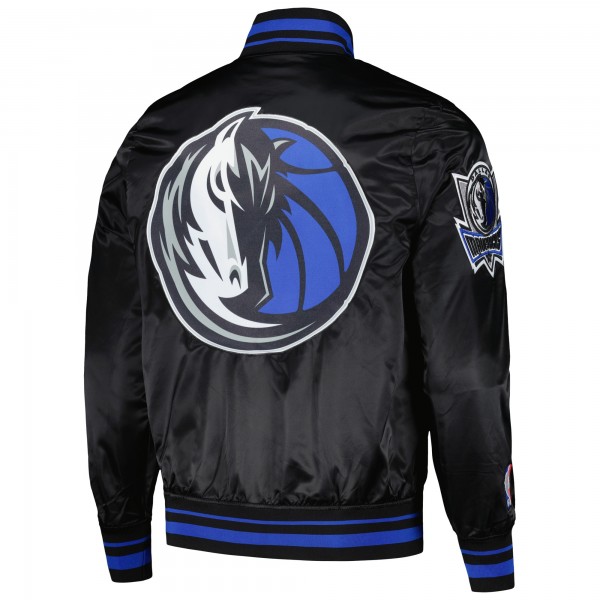 Куртка Dallas Mavericks Pro Standard Script Tail Satin Varsity - Black