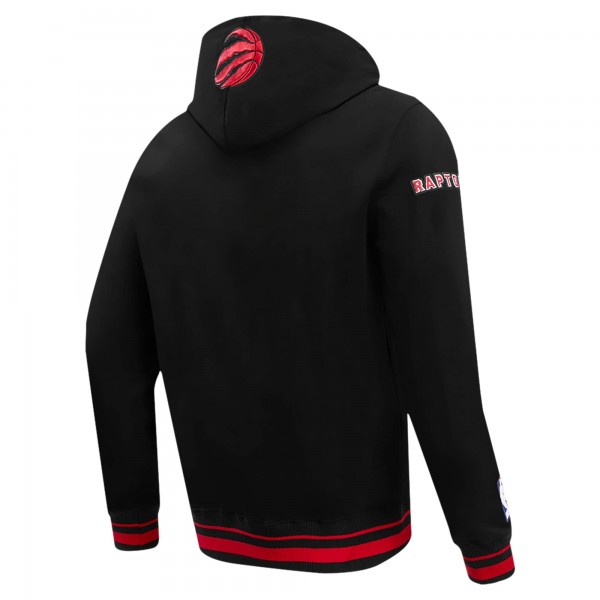 Toronto Raptors Pro Standard Black Script Tail Pullover Hoodie
