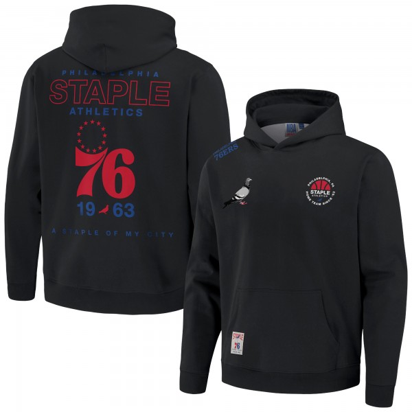 Толстовка Philadelphia 76ers NBA x Staple My City - Black