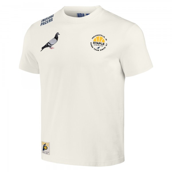 Футболка Indiana Pacers NBA x Staple Home Team - Cream