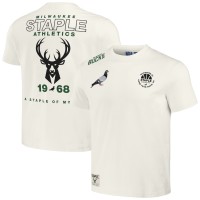 Футболка Milwaukee Bucks NBA x Staple Home Team - Cream