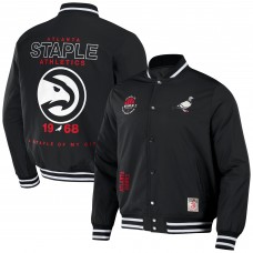 Куртка на кнопках Atlanta Hawks NBA x Staple My City Varsity - Black