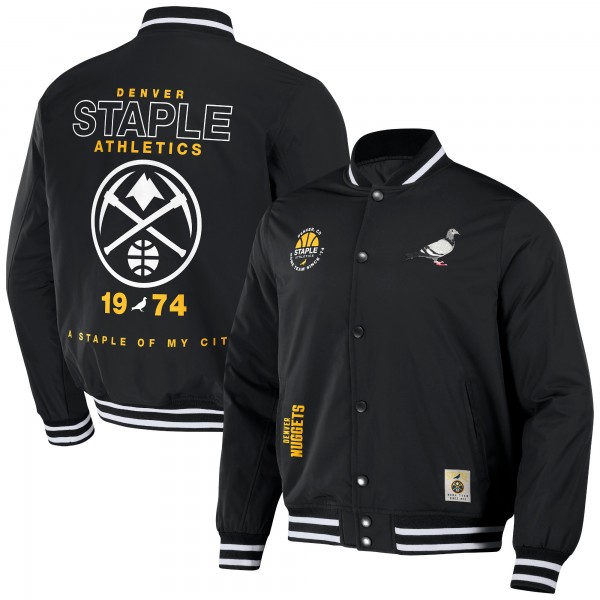 Куртка на кнопках Denver Nuggets NBA x Staple My City Varsity - Black
