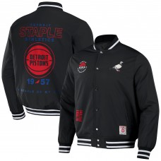 Куртка на кнопках Detroit Pistons NBA x Staple My City Varsity - Black