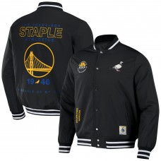 Куртка на кнопках Golden State Warriors NBA x Staple My City Varsity - Black