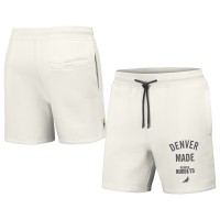 Шорты Denver Nuggets NBA x Staple Heavyweight Fleece - Cream