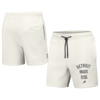Шорты Detroit Pistons NBA x Staple Heavyweight Fleece - Cream