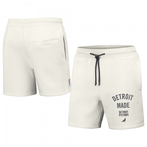 Шорты Detroit Pistons NBA x Staple Heavyweight Fleece - Cream