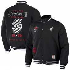 Куртка на кнопках Portland Trail Blazers NBA x Staple My City Varsity - Black