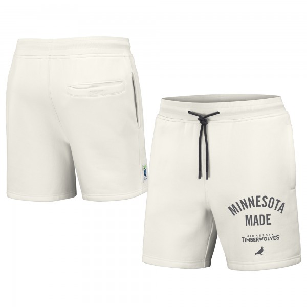 Шорты Minnesota Timberwolves NBA x Staple Heavyweight Fleece - Cream