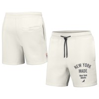 Шорты New York Knicks NBA x Staple Heavyweight Fleece - Cream