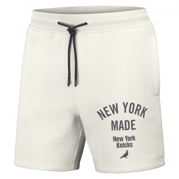 Шорты New York Knicks NBA x Staple Heavyweight Fleece - Cream