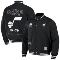 Куртка на кнопках Utah Jazz NBA x Staple My City Varsity - Black