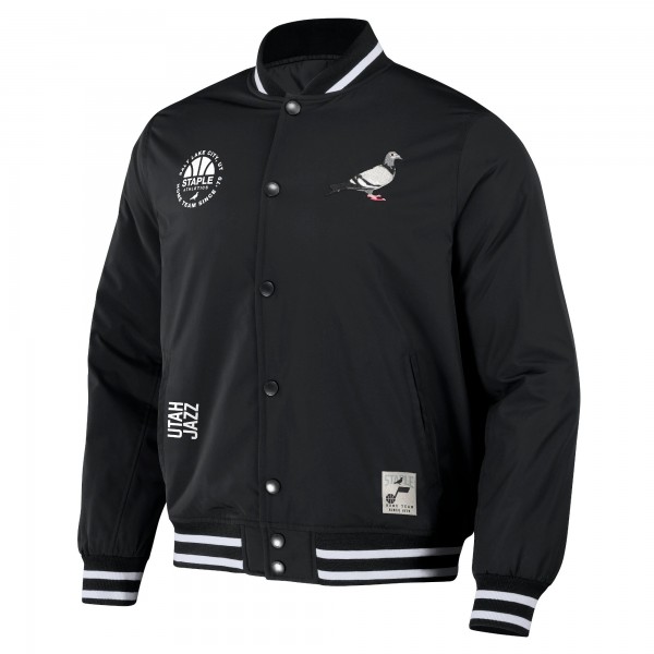 Куртка на кнопках Utah Jazz NBA x Staple My City Varsity - Black