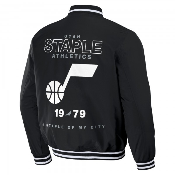Куртка на кнопках Utah Jazz NBA x Staple My City Varsity - Black