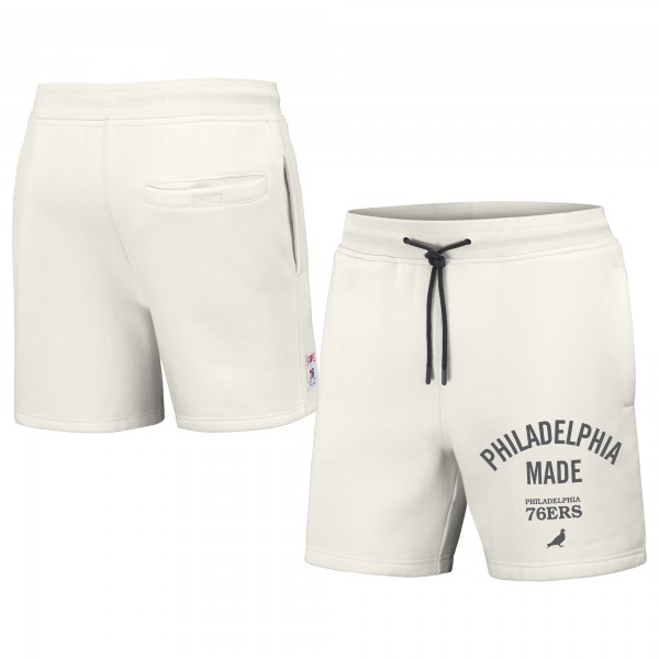 Шорты Philadelphia 76ers NBA x Staple Heavyweight Fleece - Cream