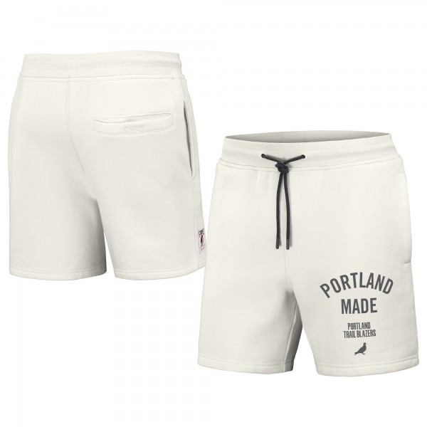Шорты Portland Trail Blazers NBA x Staple Heavyweight Fleece - Cream