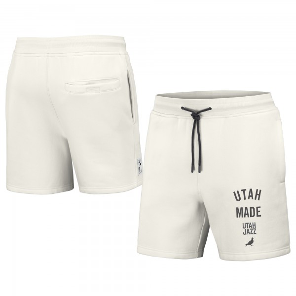 Шорты Utah Jazz NBA x Staple Heavyweight Fleece - Cream