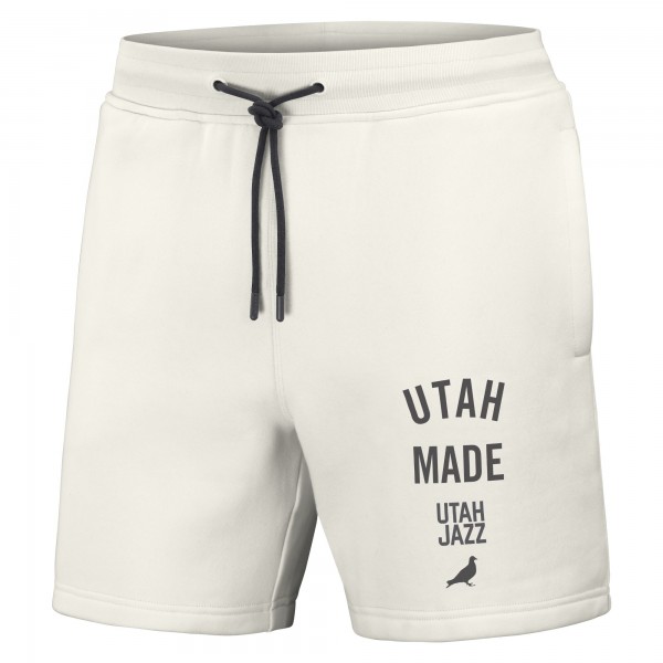 Шорты Utah Jazz NBA x Staple Heavyweight Fleece - Cream