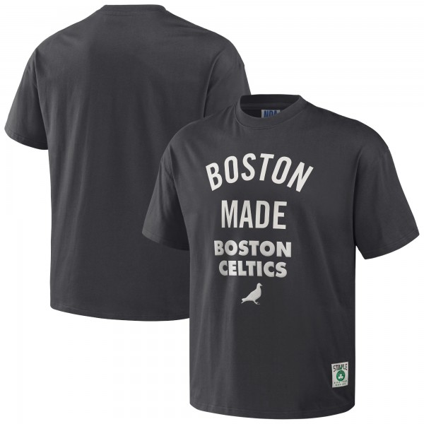 Boston Celtics NBA x Staple Anthracite Heavyweight Oversized T-Shirt
