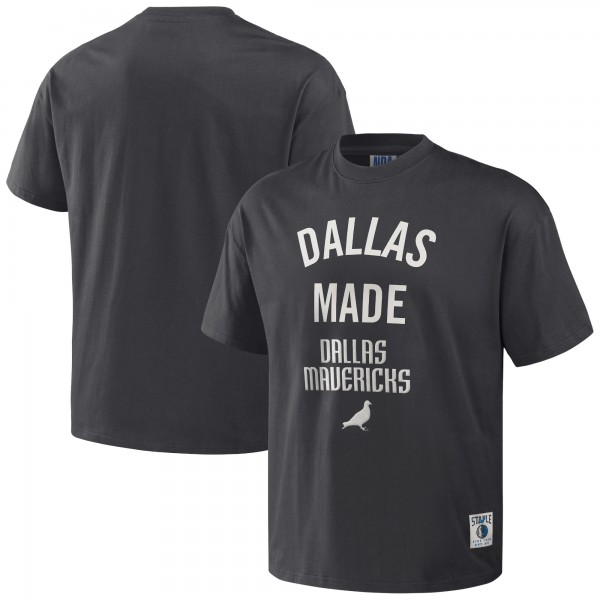 Футболка Dallas Mavericks NBA x Staple Heavyweight Oversized - Anthracite