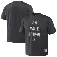 Футболка LA Clippers NBA x Staple Heavyweight Oversized - Anthracite