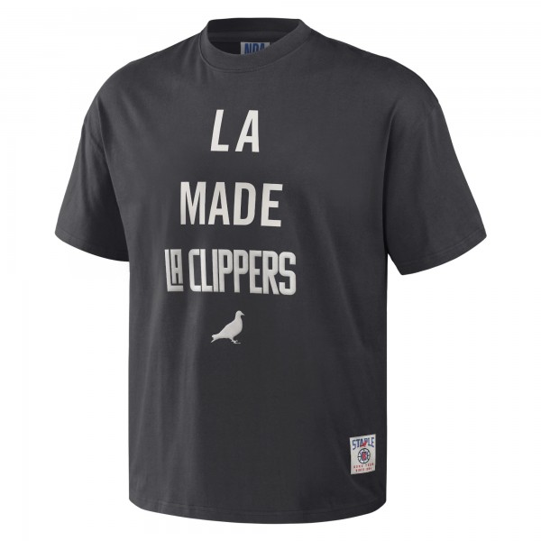 Футболка LA Clippers NBA x Staple Heavyweight Oversized - Anthracite