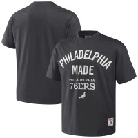 Футболка Philadelphia 76ers NBA x Staple Heavyweight Oversized - Anthracite