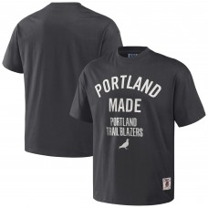 Футболка Portland Trail Blazers NBA x Staple Heavyweight Oversized - Anthracite