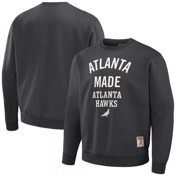 Кофта Atlanta Hawks NBA x Staple Plush - Anthracite