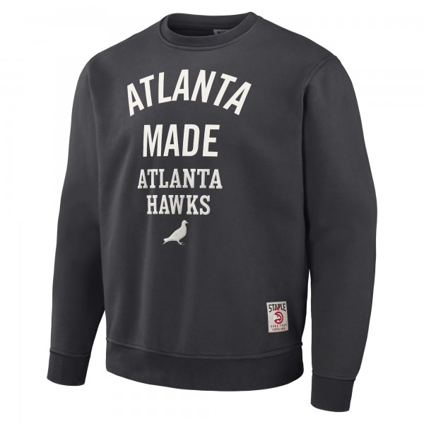 Кофта Atlanta Hawks NBA x Staple Plush - Anthracite