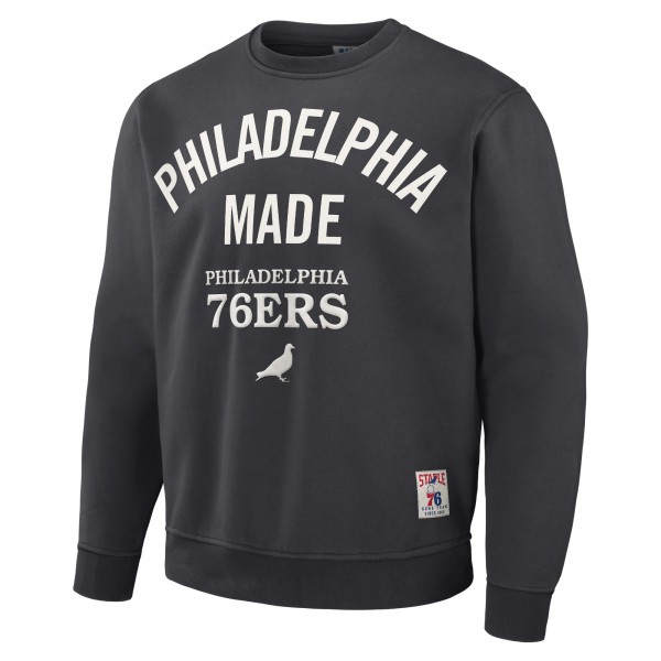 Кофта Philadelphia 76ers NBA x Staple Plush - Anthracite