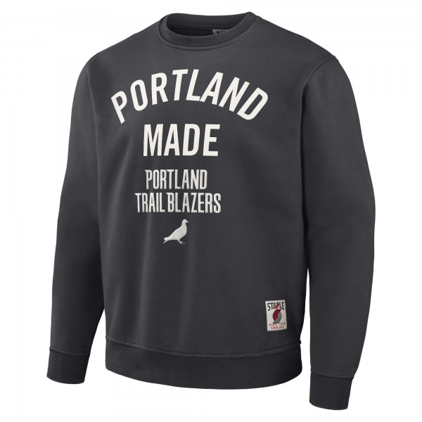Кофта Portland Trail Blazers NBA x Staple Plush - Anthracite