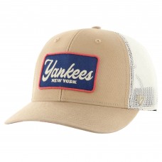 Бейсболка New York Yankees 47 Khaki Glory Daze Trucker