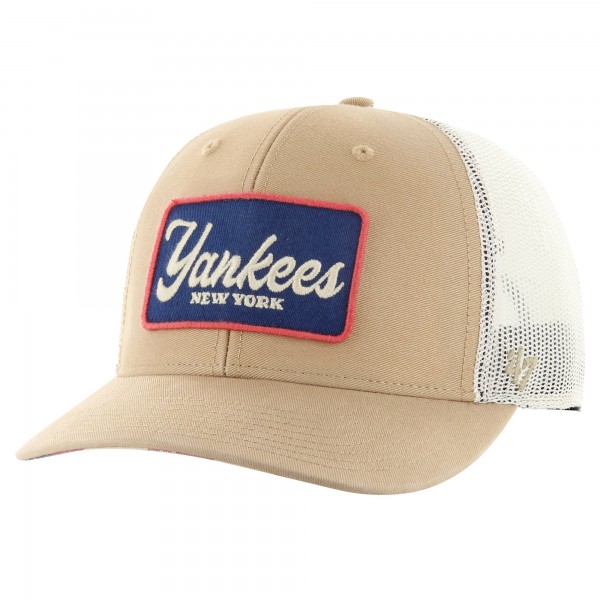 Бейсболка New York Yankees 47 Khaki Glory Daze Trucker