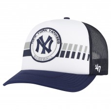 Бейсболка New York Yankees 47 White/Navy Cooperstown Collection Wax Pack Express Trucker