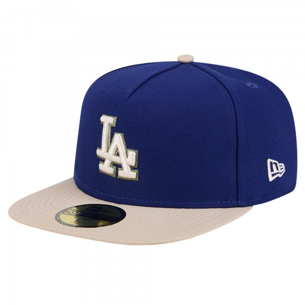 Бейсболка Los Angeles Dodgers New Era Royal Canvas A-Frame 59FIFTY
