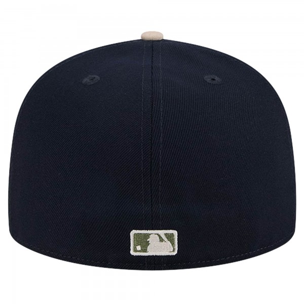 Бейсболка New York Yankees New Era Navy Canvas A-Frame 59FIFTY