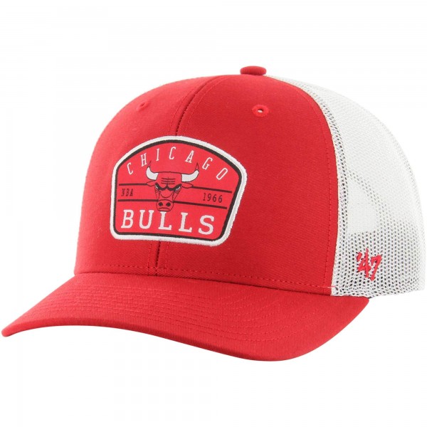 Бейсболка Chicago Bulls 47 Red Semi Patch