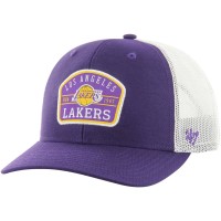 Бейсболка Los Angeles Lakers 47 Purple Semi Patch Trucker