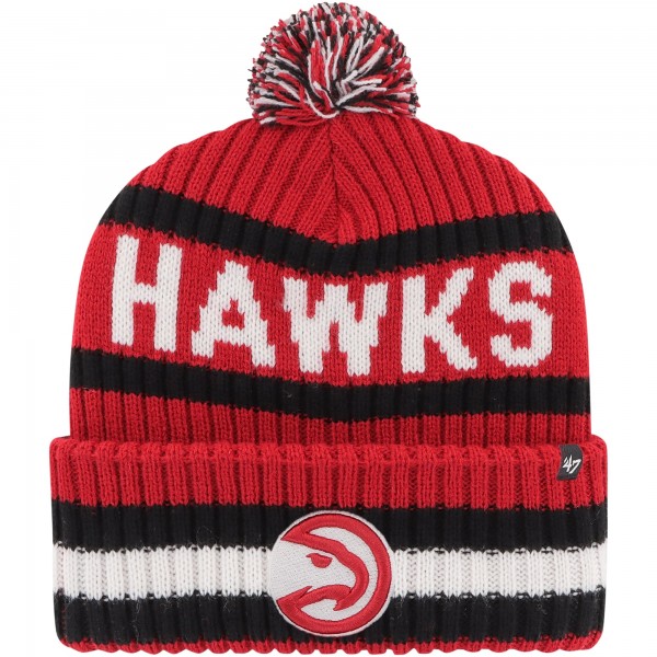 Шапка с помпоном Atlanta Hawks 47 Bering Cuffed Knit - Red