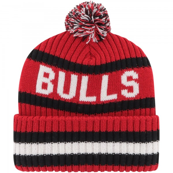 Шапка с помпоном Chicago Bulls 47 Bering Cuffed Knit - Red