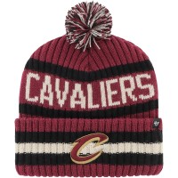 Шапка с помпоном Cleveland Cavaliers 47 Bering Cuffed Knit - Wine